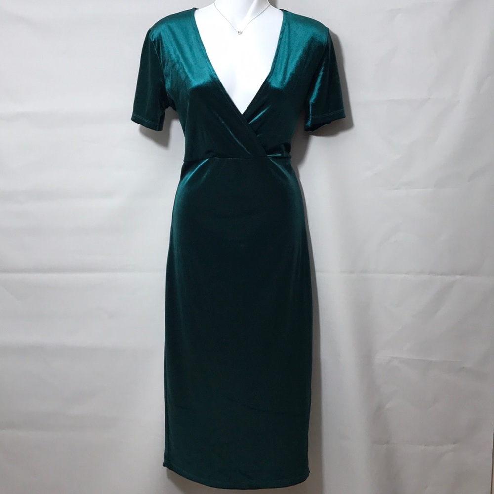 Zara elegant green dress